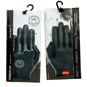 Chất lượng cao tùy chỉnh móc áo lỗ bao bì nhựa Túi với dây kéo cho Găng tay golf/bida Găng tay/vớ - Product Image 3