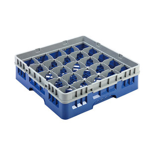 25-Compartment Plastic Glass Rack PP Dish Rack For Restaurant Hotel