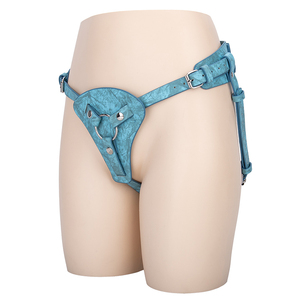 Consolador vibrador de Venta caliente OEM, correa de doble penetración en pantalones de pene, Correa vibradora portátil en cinturón, Juguetes sexuales para mujeres <span class=keywords><strong>lesbianas</strong></span> - Product Image 3
