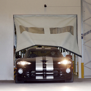 GMP chứng nhận kín PVC cửa tốc độ cao với dây kéo cho phòng sạch dược phẩm - Product Image 6