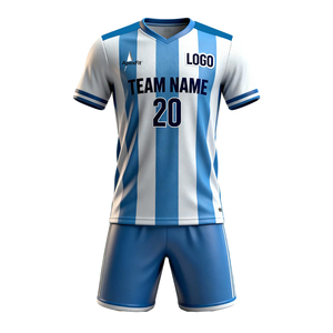 Ruiwo Tùy Chỉnh 100% Polyester Thăng hoa Bóng Đá Jerseys <span class=keywords><strong>Kit</strong></span> Đội Đồng Phục Thoáng Khí Nhanh Chóng Khô Mồ Hôi Wicking Ngắn Tay Áo Toàn Bộ - Product Image 1