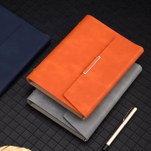 Libreta de Cuero PU A5/B5, Suministro de Fábrica, Libreta de Tapa Dura con Tres Pliegues, Libreta Espiral, Agenda, Diario, Planificador - Product Image 3