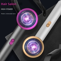 Sèche-cheveux haute puissance 1200W à moteur DC approuvé par les influenceurs, avec protection contre la surchauffe à lumière bleue, pour usage domestique, en dortoir ou à l'hôtel - Vente en gros
