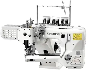 Inter lock Nähmaschine Direkt antrieb 4 Nadel 6 Faden naht maschine zum Stricken von Produkten mit doppelt geschnittenem GC6200-01MS-6.0-D