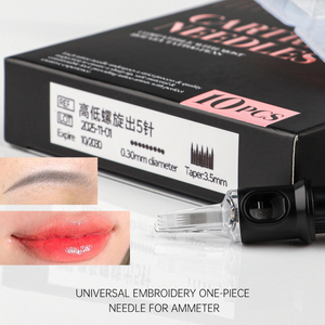 WENYU 5U Disposable Stainless Steel Tattoo Cartridge <strong>Needle</strong> SMP Scalp Micropigmentation Eyebrow Micro Permanent Makeup PMU - Product Image 3