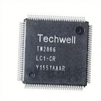 Nuevo Circuito Integrado Codificador/Decodificador de Video TW2866-LA2-CR Original, Componentes Electrónicos de Seguridad TW2866
