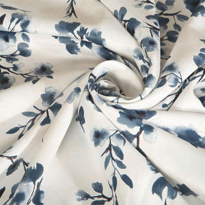 Rideaux occultants prêts à poser pour salon, design moderne, imprimé de fleurs bleues, luxueux, vente en gros en Chine - Product Image 5