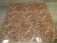 Carrelage de sol en céramique noir brillant pour maison, carreaux de sol en porcelaine, avec ligne dorée, pour bricolage