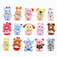 CE-gecertificeerde pluche speelgoed, kleine knuffels, mini pluche poppen, 8 inch, voor kinderen, cadeau, kermisprijs, klauwautomaat, groothandel