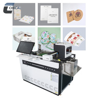 Impresora de Inyección de Tinta UV Chicai Mini A3 de Una Sola Pasada, Nueva, Totalmente Automática, de Alta Velocidad, 40 m/min, para Cajas de Pizza, Bolsas de Papel, Cartón Corrugado