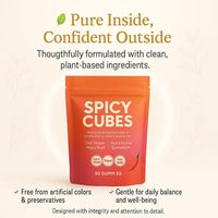 Complément Herbal Naturel OEM Spicy Cube Gummies pour l'Équilibre Hormonal Adulte et le Bien-être Intime - Soutien à la Calme et à l'Immunité
