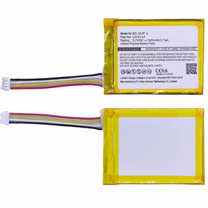 แบตเตอรี่สำหรับ <span class=keywords><strong>JBL</strong></span> Clip4 Clip3ลำโพงบลูทูธพลังสูง3.7V 1000mAh แบตเตอรี่ลิเธียมจากโรงงานขายส่งราคาถูก - Product Image 2