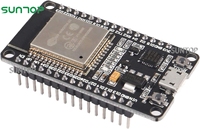 Placa de Desarrollo ESP32 ESP-WROOM-32, Microcontrolador de Doble Núcleo con WiFi de 2.4 GHz y Bluetooth, Chip ESP-WROOM-32