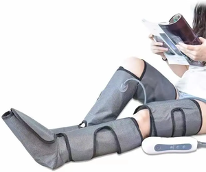 Masseur de jambes à compression d'air pour soulager facilement la fatigue musculaire Masseur de jambes d'athlète rechargeable pour les jambes et les pieds - Product Image 5