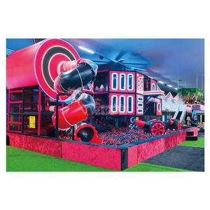 Aire de jeux intérieure sur le thème de l'hélicoptère personnalisée pour les enfants, équipement de jeu doux commercial avec toboggans et zones d'escalade - Product Image 5