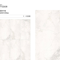 Carrelage en céramique de luxe de grande taille 1200x600, vente chaude à Foshan, carrelage en marbre poli glacé