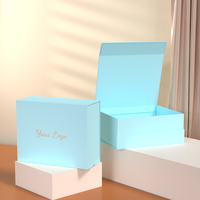 Caja Magnética Rígida de Cartón Negro de Lujo con Logotipo Personalizado, Caja Magnética para Cosméticos y Aparatos Dentales con Inserto de Espuma