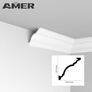 Amer Factory Décoration intérieure Plinthes murales en apprêt blanc Plinthes Moulures en bois - Product Image 4