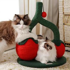 Mèo tháp giường 2 trong 1 bền sisal gãi bài với bóng sang trọng Đồ chơI mèo con trong nhà leo khung mèo đồ chơi - Product Image 6