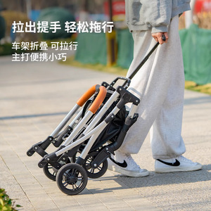 Pet Stroller Aluminum Alloy Frame Detachable <b>Basket</b> Foldable For <b>Small</b> Medium Dogs Cats Carrier - Product Image 4