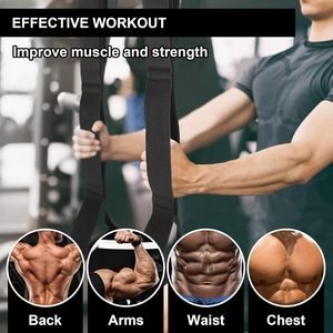 Cinturón de Entrenamiento Suspendido para Bíceps y Tríceps <span class=keywords><strong>con</strong></span> Agarres de Goma de Material PP para Ejercicios de Fuerza y Fitness - Product Image 2