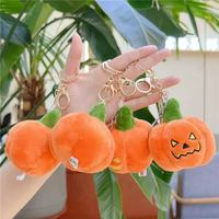 Porte-clés en peluche citrouille d'Halloween en gros Ruunjoy, jouets porte-clés d'Halloween, porte-clés en peluche personnalisés, cadeaux de fête en peluche d'Halloween