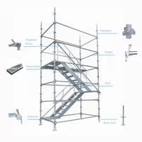 Accessoire d'échafaudage en acier, système d'échafaudage Kwikstage pour la construction