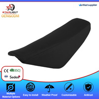 Selle de moto tout-terrain noire personnalisée XGS, coussin complet antidérapant pour moto, compatible avec les pièces de moto tout-terrain CRF50