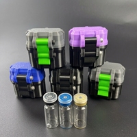 Kotak Penyimpanan Organizer Vial Medis OEM Grosir Berkualitas Tinggi dengan Lapisan EVA untuk Peptida & Jarum Suntik