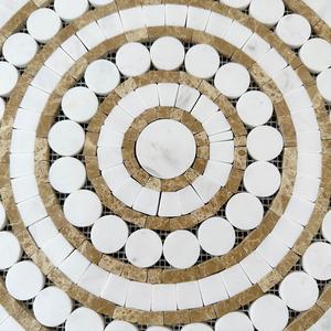 Carreau <span class=keywords><strong>de</strong></span> mosaïque moderne en <span class=keywords><strong>pierre</strong></span> <span class=keywords><strong>de</strong></span> marbre blanc Tapis Puzzle Mural Parquet Design pour hôtel Intérieur <span class=keywords><strong>Piscine</strong></span> Mur ou Métal Caractéristiques - Product Image 3