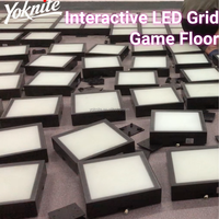 Dalles LED interactives pour jeux de sol, écran d'affichage RGB intérieur, jeux de pixels LED