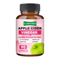 Cápsulas de Vinagre de Sidra de Manzana de Alta Potencia con Vinagre de Sidra de Manzana para Apoyar la Digestión, el Sistema Inmunitario y la Producción de Energía