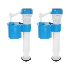 صمام مياه المرحاض العالمي من GURBERRY.COM، قطعتان، صمام تعبئة خزان المرحاض العائم، قطع غيار وإكسسوارات الحمام - Product Image 1