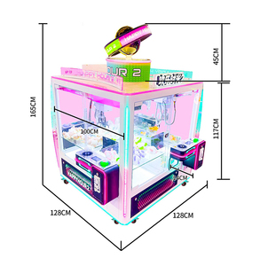 Oportunidad rentable de negocio de Arcade: emocionante máquina de juego de grúa que funciona con monedas para lugares-<span class=keywords><strong>Happy</strong></span> <span class=keywords><strong>Hour</strong></span> 2 Gift Machine - Product Image 2