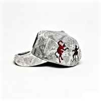 Topi Chucky Original Grosir Terlaris di Meksiko, Topi Snapback Beludru Hitam 5 Panel Bordir Chucky Gorras