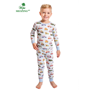 Miozing - Conjuntos <span class=keywords><strong>de</strong></span> Pijamas <span class=keywords><strong>de</strong></span> Manga Larga al por Mayor, 180 g/m², Pijamas <span class=keywords><strong>de</strong></span> Bambú para Bebé, Suaves y Elásticos, OEKO-TEX - Product Image 1