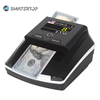 Détecteur de billets de banque en plastique UV AL-136T portable compteur de billets de banque et vérificateur faux identificateur de billets pour la détection de devises