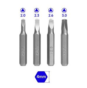 Juego de Destornilladores Eléctricos de Precisión de Acero Inoxidable de Grado Industrial Startech, 4 mm, 20-40 Piezas, Cabeza de Tornillo Torx, OEM, Apilable - Product Image 4