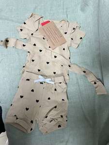 Set Estivo per Bambini di 2 Anni, Pigiama in Cotone Stampato alla Moda con Maglietta a Maniche Corte e Pantaloncini - Product Image 3