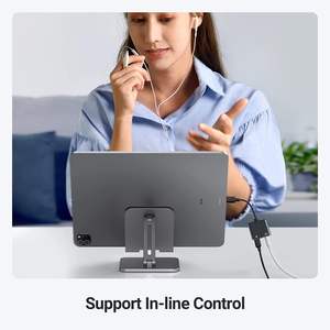 Kabel Dongle Jack USB C ke 3.5mm, USB C ke Headphone dan adaptor pengisi daya, <span class=keywords><strong>2</strong></span> in 1 Tipe C ke Mic untuk S23 S22 S21 S20 Ultra Note 20 10 Plus - Product Image 4