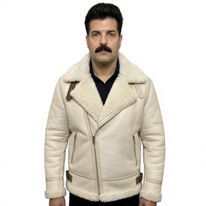 Veste d'extérieur décontractée en cuir et toile à col montant, respirante, style streetwear, mode hiver, conception personnalisée avec logo OEM - Product Image 3