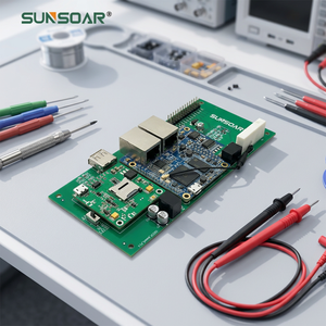 Carte de circuit imprimé FR4 multicouche pour la gestion de l'alimentation avec connecteurs USB et bornes - Product Image 3