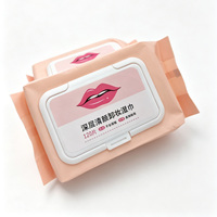 Lingettes démaquillantes nettoyantes en profondeur, format voyage, taille personnalisée, non-tissées, sans alcool, douces, OEM