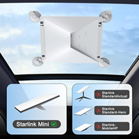 Pour Starlink Mini voiture toit ouvrant ventouse montage Kit de montage pour voiture toit ouvrant fenêtre avant fenêtre arrière voiture ventouse support