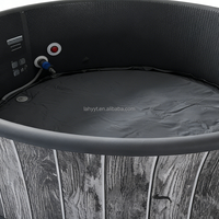 Hailebao Tragbarer Aufblasbarer Runder Spa-Pool mit Massagefunktion, Wasserdichtes PVC-Material, Langlebig für Innen-/Außenbereich, für Kinder