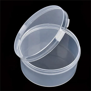 Hoch transparente sichtbare runde Kunststoff <span class=keywords><strong>box</strong></span> mit Deckel zum Organisieren von Kleinteilen Kunststoff-Aufbewahrung sbox behältern - Product Image 3
