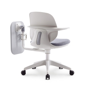 Ergonomic Fabric Conference Room Folding <b>Chair</b> Stackable Foldable Training Office <b>Chair</b> With Writing <b>Pad</b> - Product Image 5