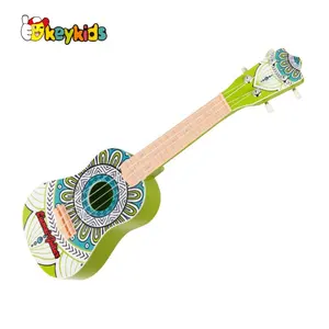 2020 Top Sale kleine Holz spielzeug gitarre für Kinder W07H052