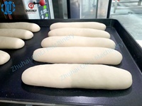 304 Edelstahl Automatische Burgerbrötchen-Formmaschine Hot Dog Brotformmaschine Arbeitssparende Teigformmaschine für Bäckereiausrüstung