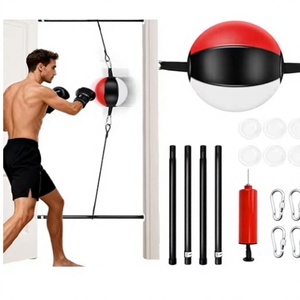 Ballon de boxe double extrémité pour entraînement de vitesse, avec conception gonflable en PU, pour la gym, le fitness et la pratique de la boxe – Boxe double extrémité durable - Product Image 2